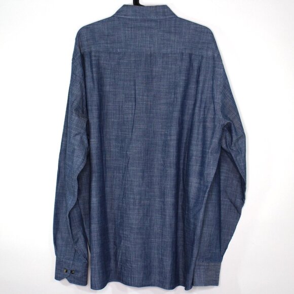 Peter Millar Collection Mens 2XL Summer Chambray Button Up Shirt K474 - Picture 5 of 5